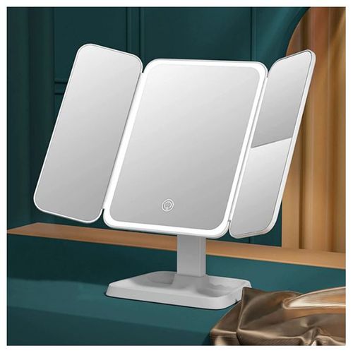Miroir Trifold Éclairé LED