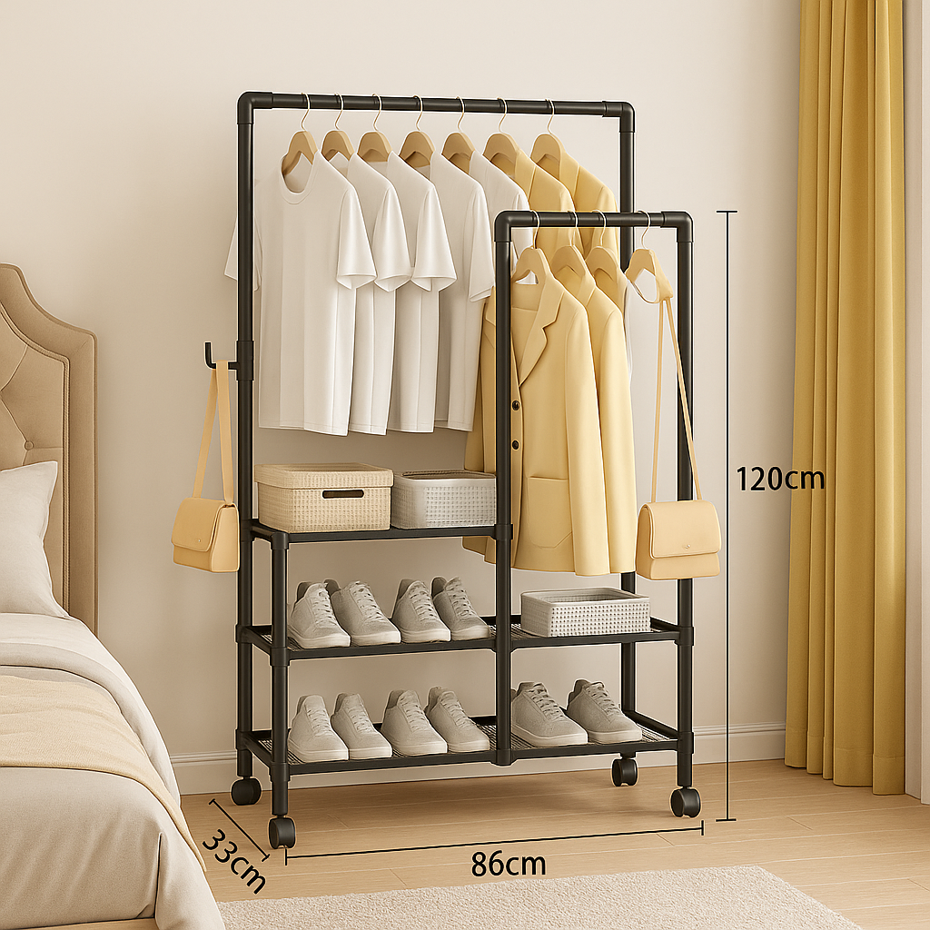 Rangement Vêtements & Chaussures – Modèle Mobile